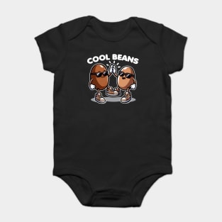 Cool Beans Funny 80s Saying Baby Bodysuit